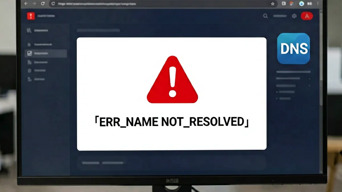 DNS 污染导致 sis001 地址无法访问的示意图，浏览器显示无法解析域名的报错界面